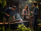 Honey, will you light the bbq?