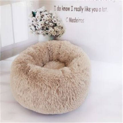 Round Long Hairy Autumn And Winter Nest Pad Cat Mattress