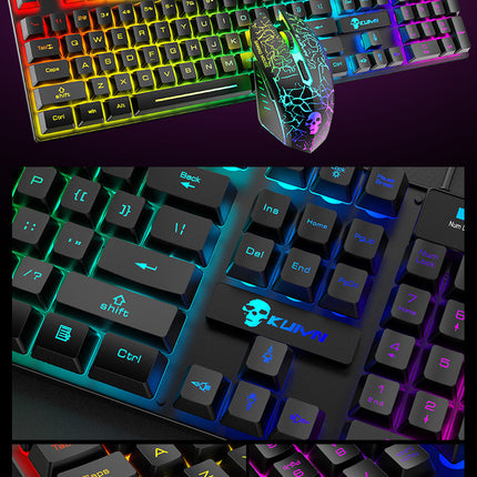 Kuiying T6RGB Luminous Keyboard And Mouse Set