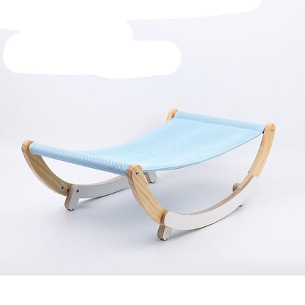 Solid Wood Cat Rocking Hammock Dual Purpose