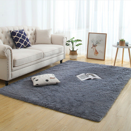 Silky Fluffy Carpet Modern Home Decor Long Plush Shaggy Rug