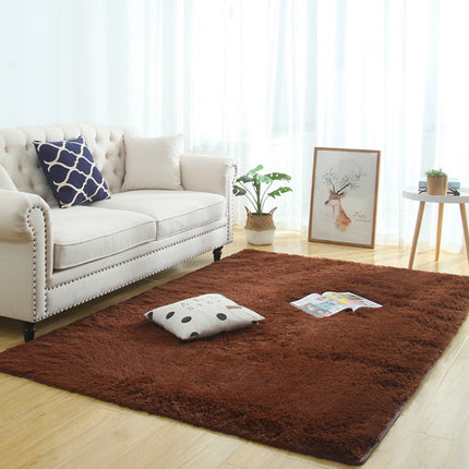 Silky Fluffy Carpet Modern Home Decor Long Plush Shaggy Rug