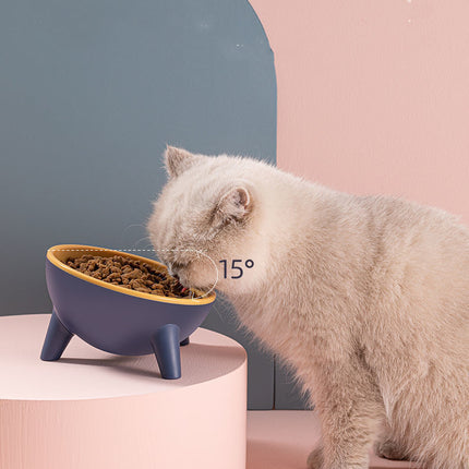 Cat Dog Bowl With Stand Pet Feeding Food Bowls Dogs Bunny Rabbit Nordic Color Feeder Product Supplies Pet Accessories