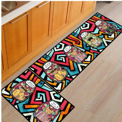 Floor mats, non-slip, oil-proof, household machine washable door mats, bathroom, bathroom, bedside rugs