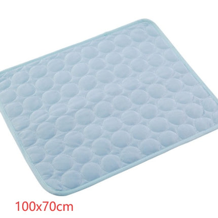 Pet Dog Cat Ice Silk Cold Nest Pad For Cooling In Summer