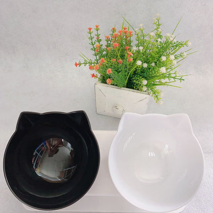 Cat Double Bowl Cat Food Bowl Protects Cervical Vertebra