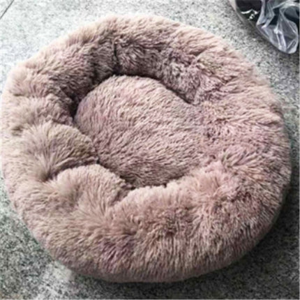 Round Long Hairy Autumn And Winter Nest Pad Cat Mattress