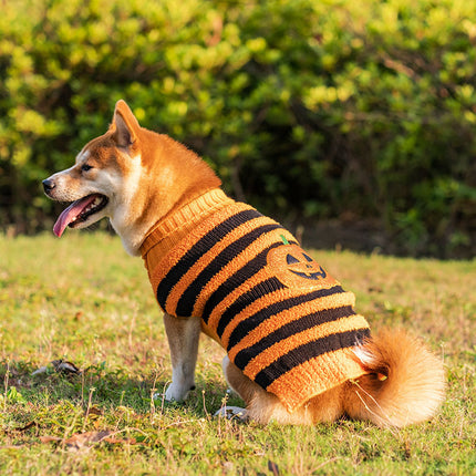 Halloween Dog Sweaters Pet Costume Teddy Warm Leisure Sweater Cosplay Clothes For Dogs Pets Outfits